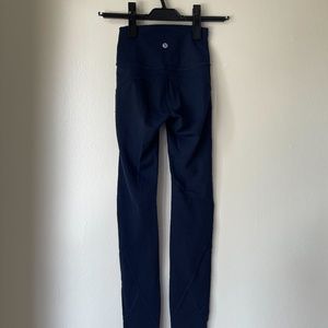 NWOT Lulu lemon leggings navy size 0